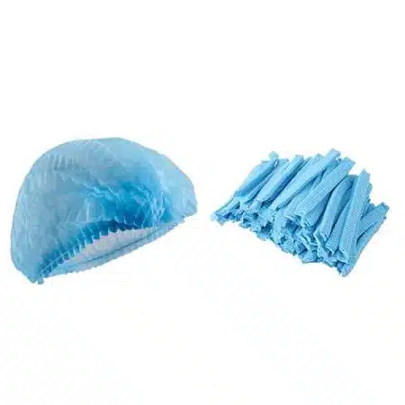 Gorro clip celeste desechable 100u
