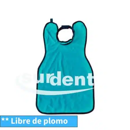 Delantal libre plomo con collar - Infantil. 0.35mm