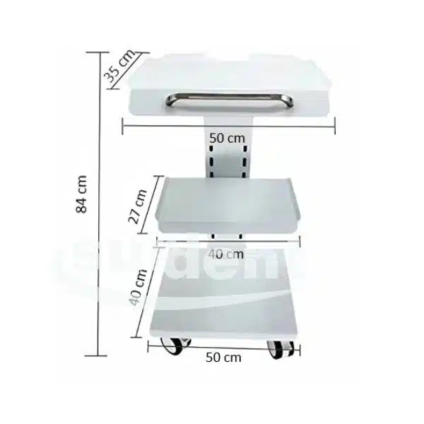 Carro mesa rodante 3 bandejas BL-611 - Imagen 2